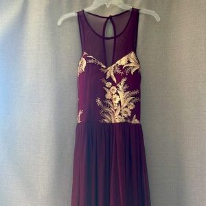 Burgundy Formal Dress
